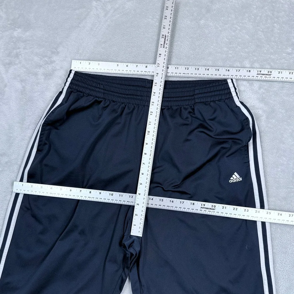 Adidas Wide Leg Track Pants Mens XL Blue Athletic‎ Baggy Skater Sweatpants Gym